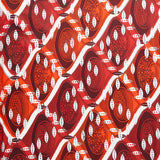 Uniwax - Prints from the Ivory Coast Wax Print Candy Cane Metallic Yardage