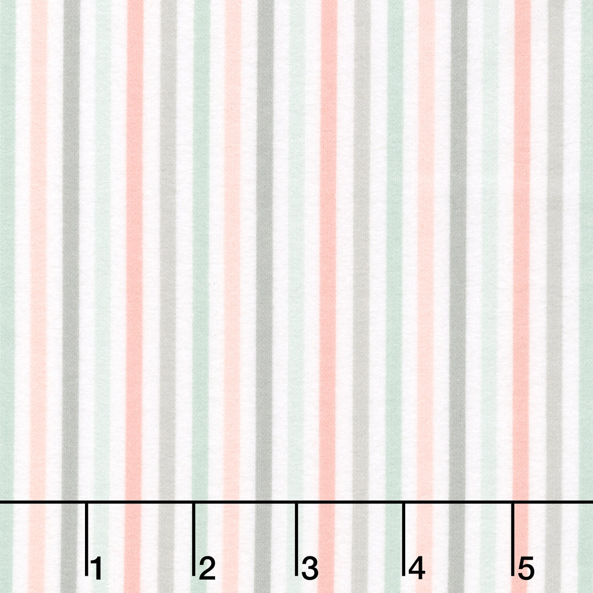 Cozy Cotton Flannels - Stripes Peony Yardage