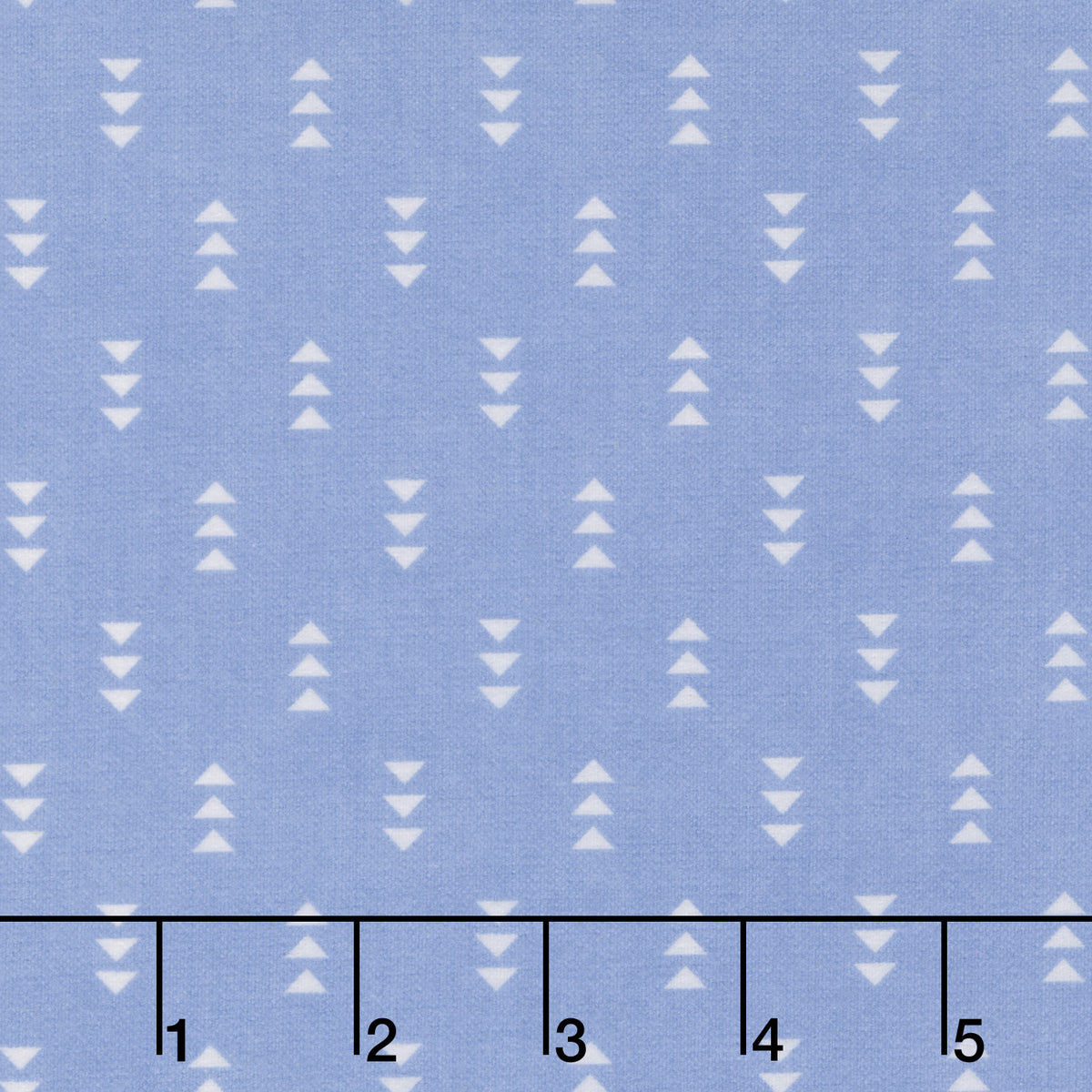 Cozy Cotton Flannels - Triangles Periwinkle Yardage