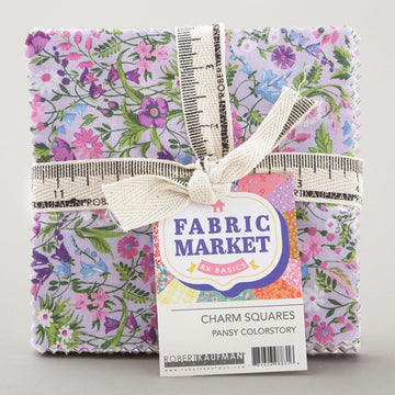 Fabric Market - Pansy Charm Pack
