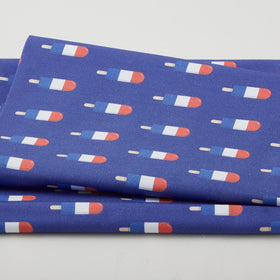 Summer Stars - Popsicles Navy 2 Yard Cut