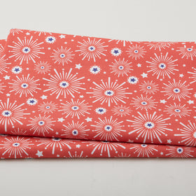 Summer Stars - Fireworks Red 2 Yard Cut