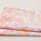 Sunlit Hummingbirds - Peach Little Flowers 2 Yard Cut