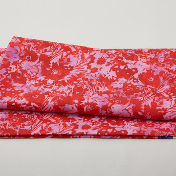 Jeweled Blossoms - Fuchsia Packed Meadow 2 Yard Cut