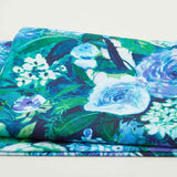 Peony Bloom - Lagoon Packed Florals 2 Yard Cut