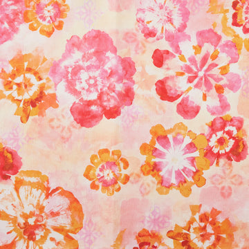 Sunset Cove - Sunkissed Tossed Large Flower 2 Yard Cut