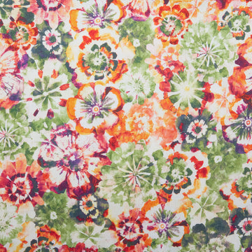 Sunset Cove - Sorbet Packed Flowers 2 Yard Cut