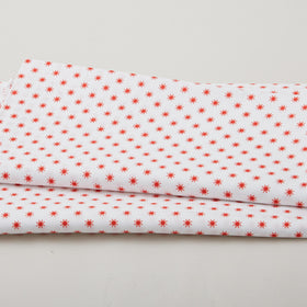 Scarlet Stitch - White Tiles 2 Yard Cut