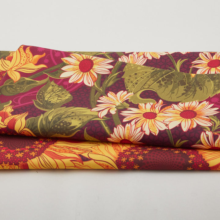 Sunflower Song - Autumn Sunflowers & Daisies 2 Yard Cut