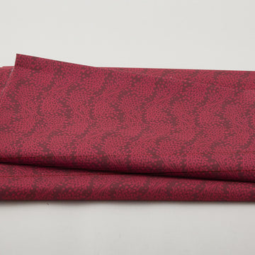 Sunflower Song - Wineberry Wavy Stripe 2 Yard Cut