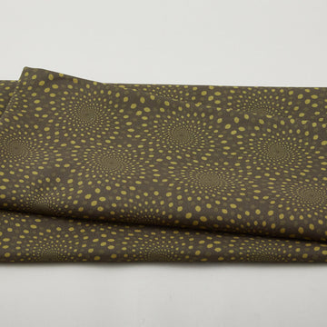 Sunflower Song - Leaf Dotted Spiral 2 Yard Cut