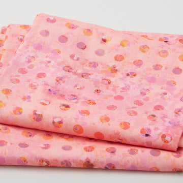 Green Garden Favorites - Coral Dots 2 Yard Cut