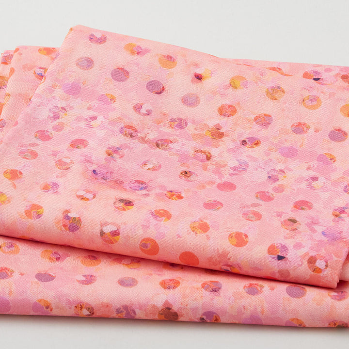 Green Garden Favorites - Coral Dots 2 Yard Cut