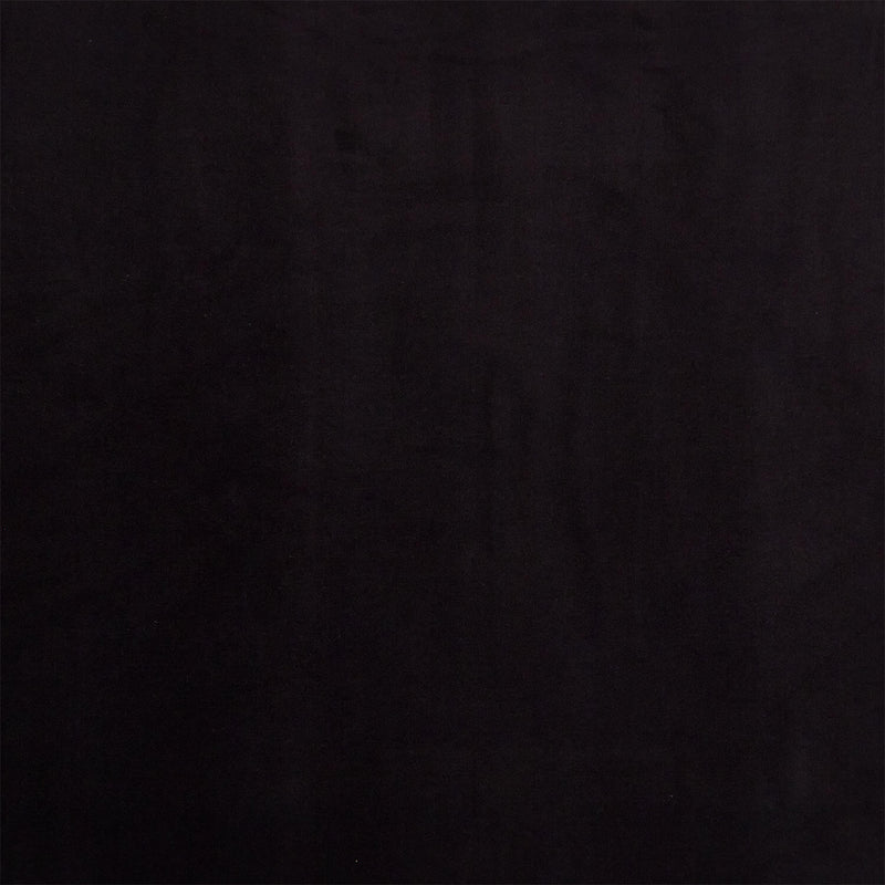 Lush Velveteen Wide - Solid Black Yardage