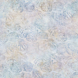 Artisan Batiks - Coastal Shells Large Shells Dusty Blue Yardage