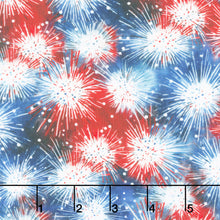 Stars and Stripes - Packed Fireworks Celebration Yardage
