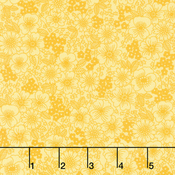 Fabric Market - Packed Florals Sunkissed Yardage