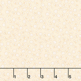 Fabric Market - Ditsy Floral Vanilla Yardage