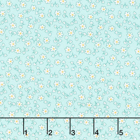 Fabric Market - Ditsy Floral Sea Glass Yardage