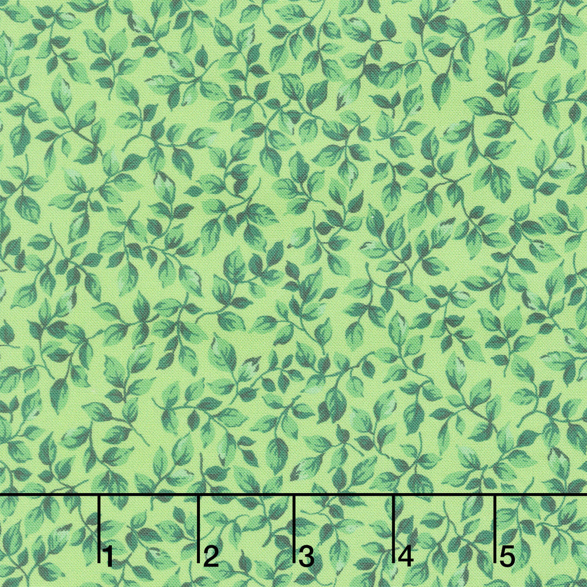 Fabric Market - Packed Leaves Sour Apple Yardage