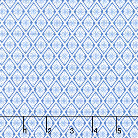 Fabric Market - Diamond Flower Ice Yardage