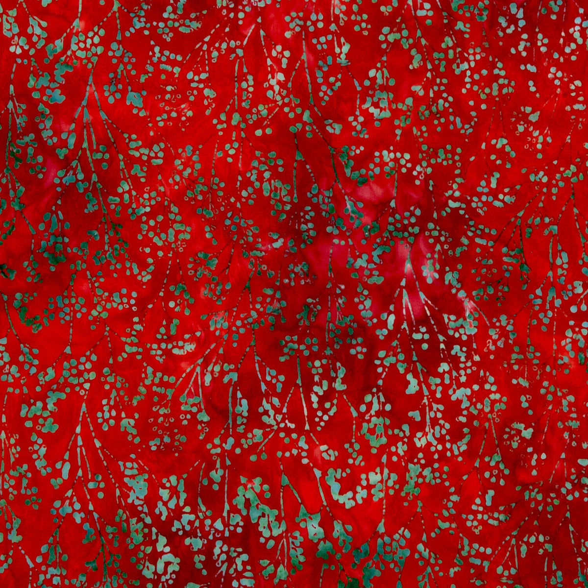 Christmas Cheer - Berry Branches Cranberry Yardage