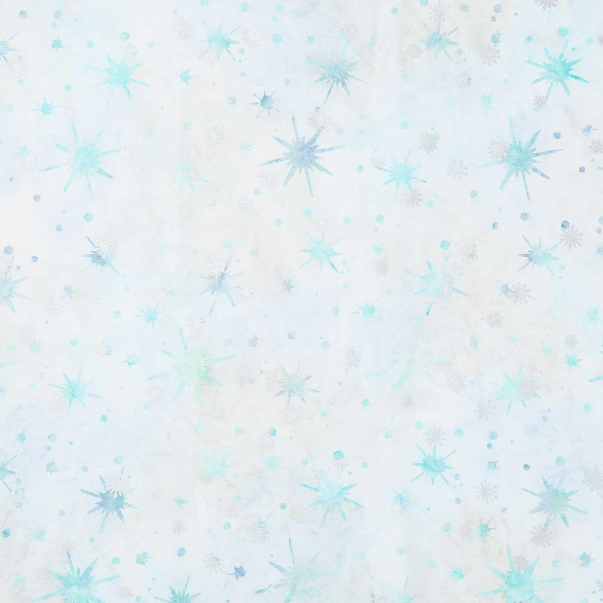 Artisan Batiks - Evergreen Ice Stars Ice Yardage