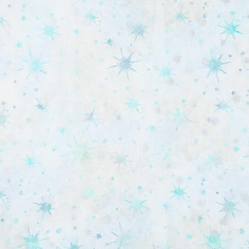 Artisan Batiks - Evergreen Ice Stars Ice Yardage