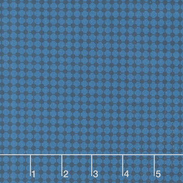 Drift Into Blue - Check Pattern Navy Yardage