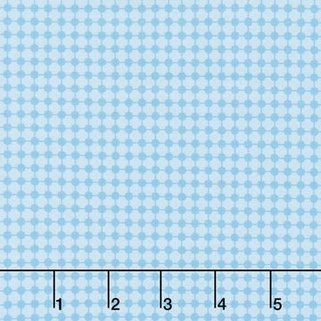 Drift Into Blue - Check Pattern Azure Yardage