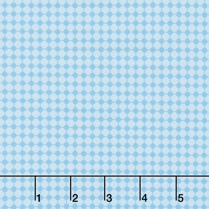 Drift Into Blue - Check Pattern Azure Yardage