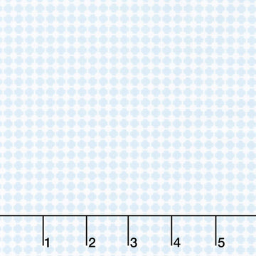 Drift Into Blue - Check Pattern Cloud Yardage