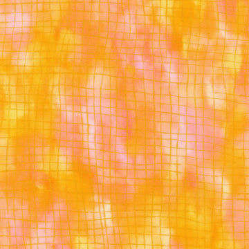 Chromaticity - Grid Ice Peach Yardage