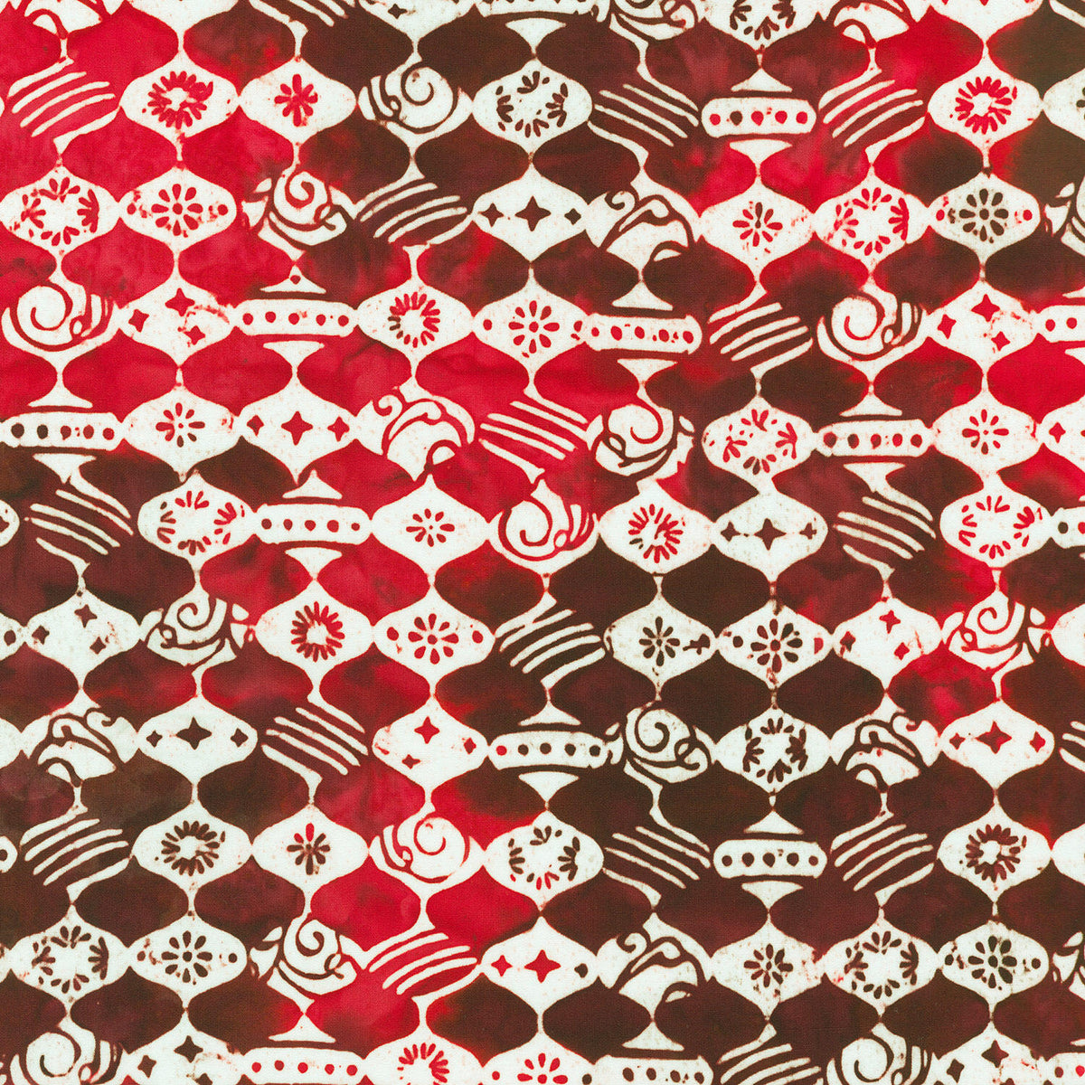 Artisan Batiks - Colors Of Christmas - Ornament Row Candy Cane Yardage