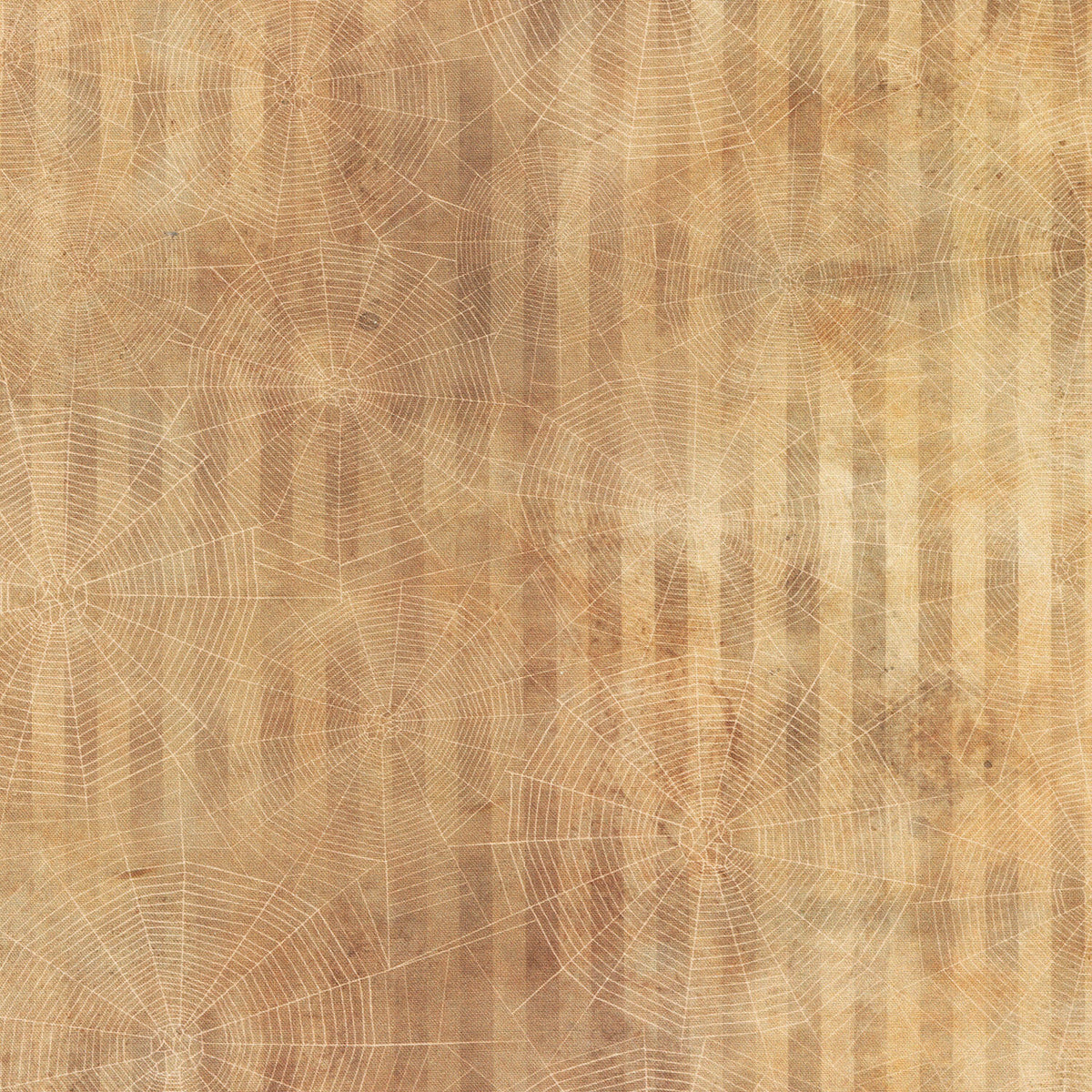 Dreadful Delights - Webs Stripe Bone Yardage