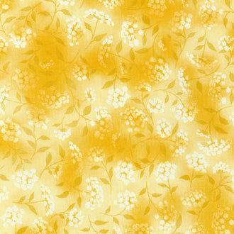 Fusions - Wispy Floral Duckling Yardage