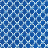 Holiday Flourish - Festive Finery Bows Blue Yardage