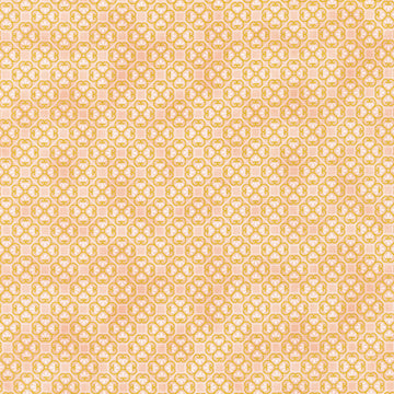 Imperial Collection: Honoka - Tiles Peach Metallic Yardage