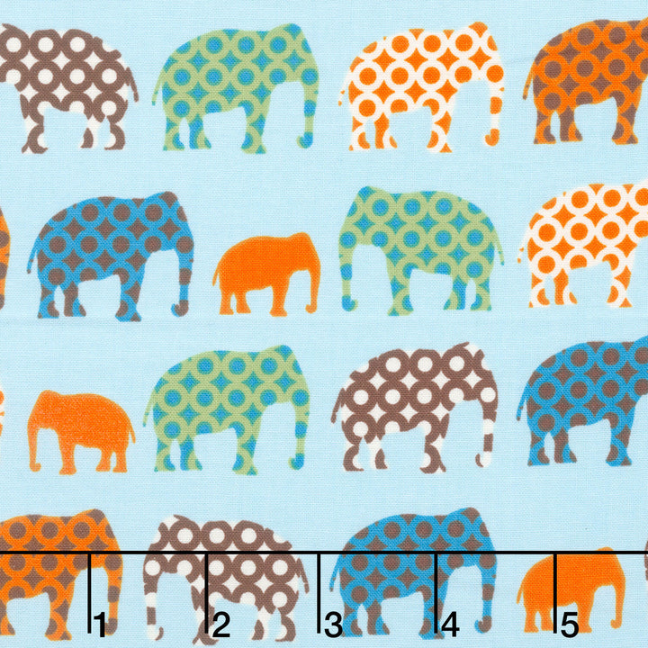 Kona Print - Elephant Yardage