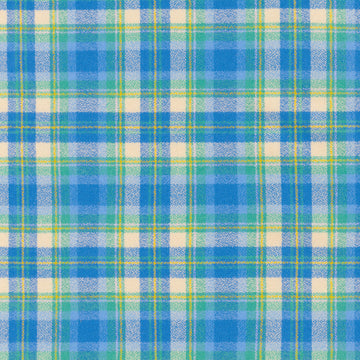 Mammoth Junior Flannel - Plaid Waterfall Yardage