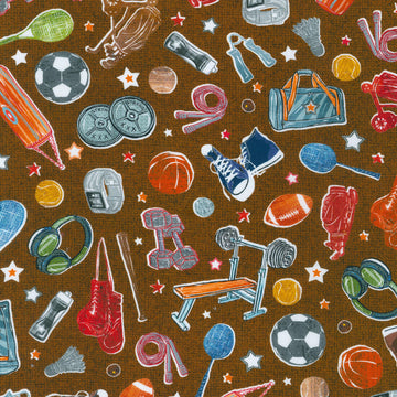 Man Cave - Sports Brown Yardage