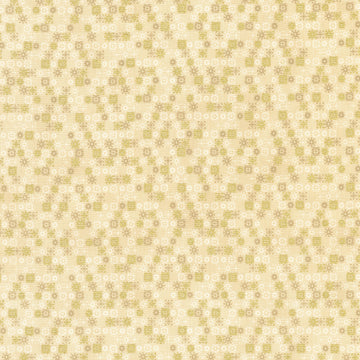 Traditional Trimmings - Tiny Snowflakes Cream Yardage