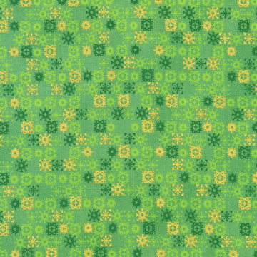 Traditional Trimmings - Geometric Holly Metallic Yardage