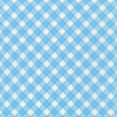 Daisy's Bluework - Plaid Yardage
