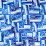Artisan Batiks - Star Spangled Dots Blue Yardage