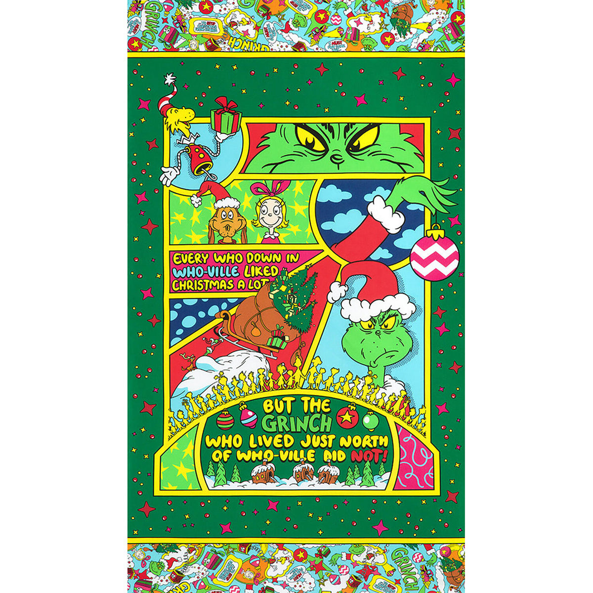 How the Grinch Stole Christmas - Grinch Holiday Panel