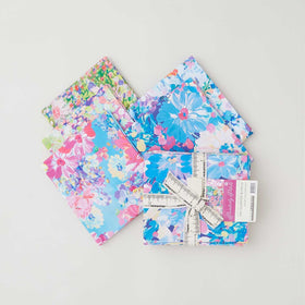 Painterly Petals Favorites Morning Light Sweet Fat Quarter Bundle - 5 pieces