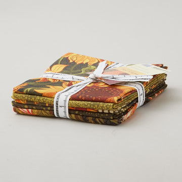 Sunflower Song Leaf Fat Quarter Bundle - 5 Piece