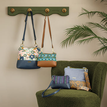 Clarisse Crossbody Bag Kit - Garden/Navy