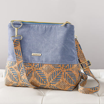 Clarisse Crossbody Bag Kit - Chambray/Cork